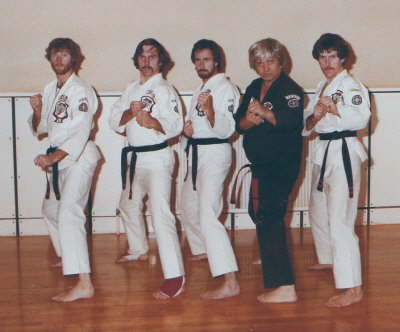 Jersey Black Belts with Master Parker